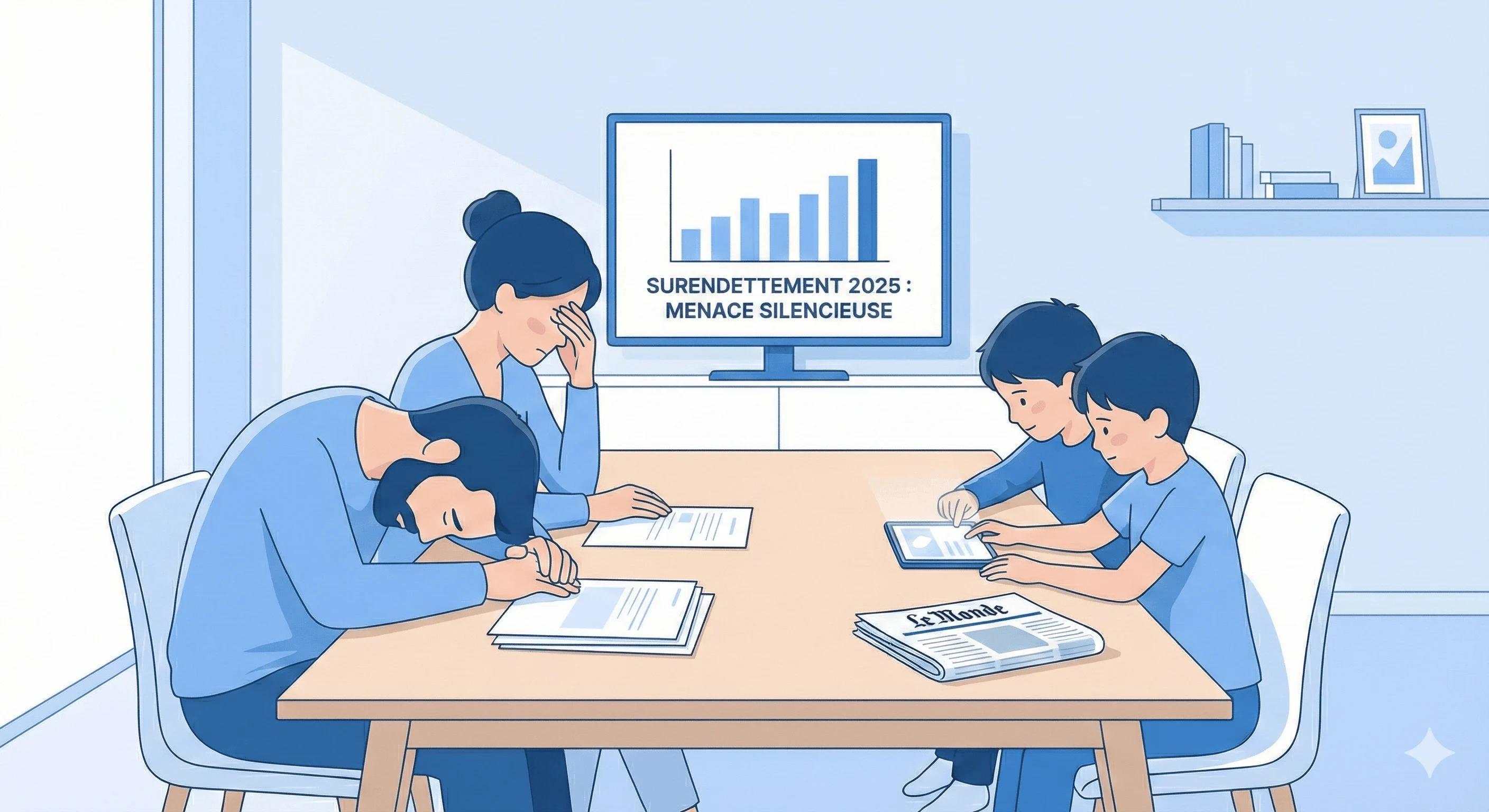 La hausse du surendettement en France en 2025: Une menace silencieuse pour les ménages